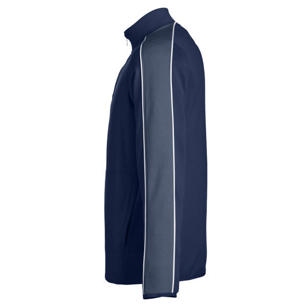 Under Armour Men's Command 2.0 Quarter-Zip Pullover, Midnight Navy / White, Left Sleeve view