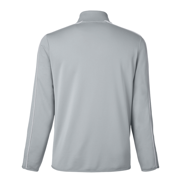 Under Armour Men's Command 2.0 Quarter-Zip Pullover, Mod Grey / White, Back view
