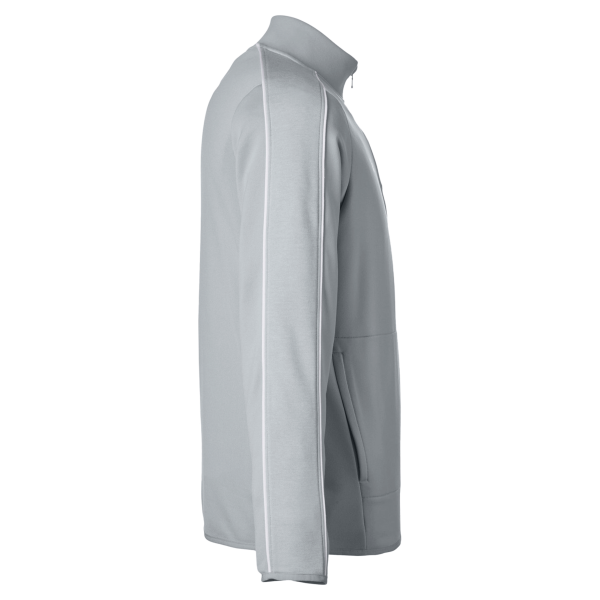 Under Armour Men's Command 2.0 Quarter-Zip Pullover, Mod Grey / White, Right Sleeve view