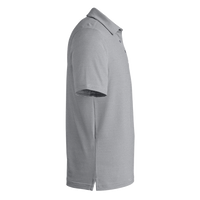 Under Armour Men's Destin Drive Striped Performance Polo, Mod Grey / White, Right Sleeve view