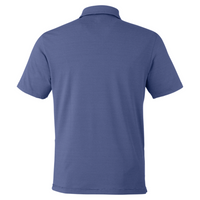 Under Armour Men's Destin Drive Striped Performance Polo, Royal / White, Back view