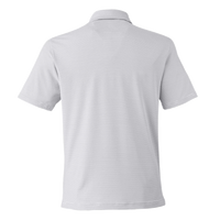 Under Armour Men's Destin Drive Striped Performance Polo, White / Black, Back view