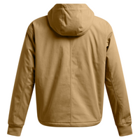 Under Armour Men's Icon Fleece Jacket, Camel / Coyote, Back view