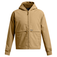 Under Armour Men's Icon Fleece Jacket, Camel / Coyote, Front view