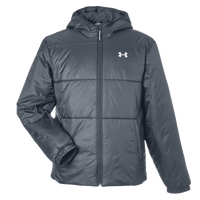 Under Armour Men's LW Insulated Jacket, Castlerock / White, Front view
