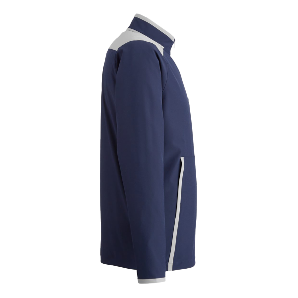 Under Armour Men's Motivate 3.0 Quarter-Zip Pullover, Midnight Navy / White / White, Right Sleeve view