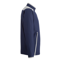Under Armour Men's Motivate 3.0 Quarter-Zip Pullover, Midnight Navy / White / White, Right Sleeve view