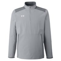 Under Armour Men's Motivate 3.0 Quarter-Zip Pullover, Mod Grey / White / White, Front view