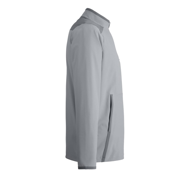 Under Armour Men's Motivate 3.0 Quarter-Zip Pullover, Mod Grey / White / White, Right Sleeve view