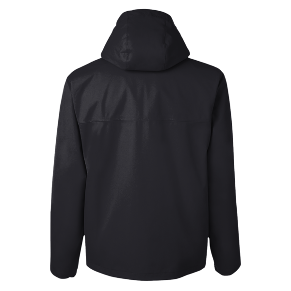 Under Armour Men's Porter 3-in-1 2.0 Jacket, Black / Pitch Grey, Back view