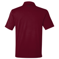 Under Armour Men's Recycled Polo, Cardinal / White, Back view