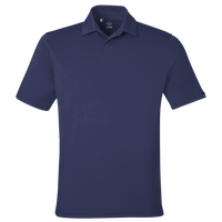 Under Armour Men's Recycled Polo, Midnight Navy / White, Front view