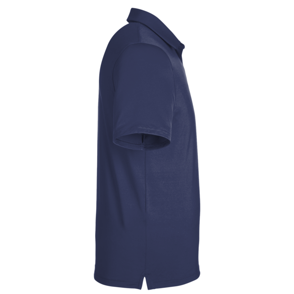 Under Armour Men's Recycled Polo, Midnight Navy / White, Right Sleeve view