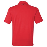 Under Armour Men's Recycled Polo, Red / White, Back view