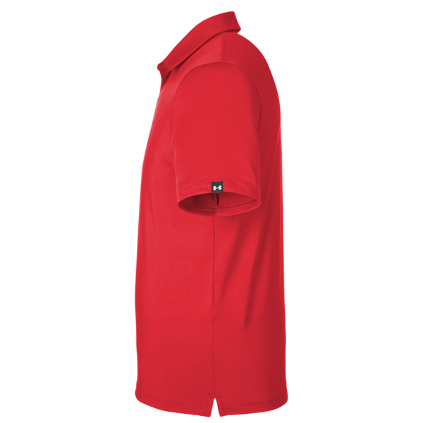 Under Armour Men's Recycled Polo, Red / White, Left Sleeve view