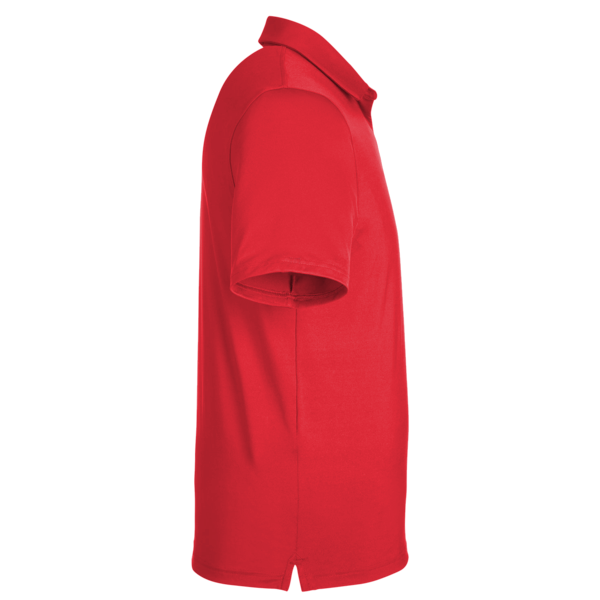 Under Armour Men's Recycled Polo, Red / White, Right Sleeve view