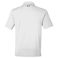 Under Armour Men's Recycled Polo, White / White, Back view