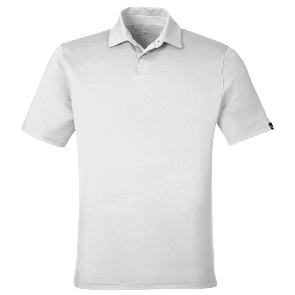 Under Armour Men's Recycled Polo, White / White, Front view