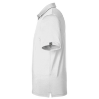 Under Armour Men's Recycled Polo, White / White, Left Sleeve view