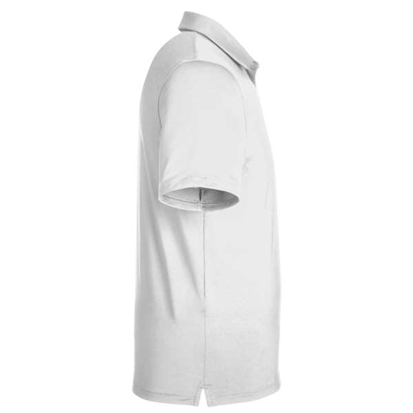 Under Armour Men's Recycled Polo, White / White, Right Sleeve view