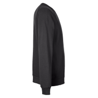 Under Armour Men's Rival Fleece Crewneck Sweatshirt, Black / White, Right Sleeve view