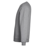 Under Armour Men's Rival Fleece Crewneck Sweatshirt, Cs Grey Light Heather / White, Left Sleeve view