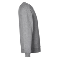 Under Armour Men's Rival Fleece Crewneck Sweatshirt, Cs Grey Light Heather / White, Right Sleeve view