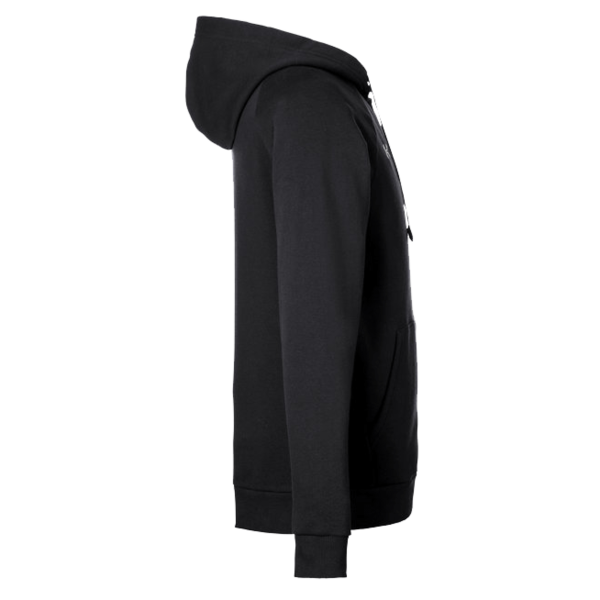 Under Armour Men's Rival Fleece Full-Zip, Black / White, Right Sleeve view