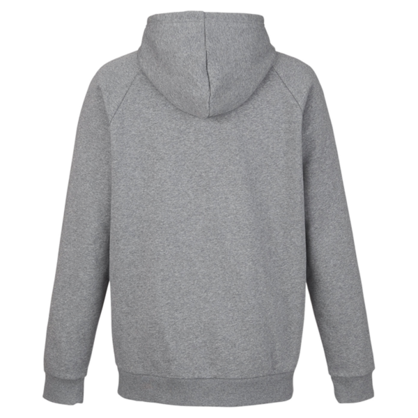 Under Armour Men's Rival Fleece Full-Zip, Cs Grey Light Heather / White, Back view