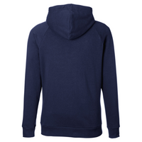 Under Armour Men's Rival Fleece Full-Zip, Midnight Navy / White, Back view