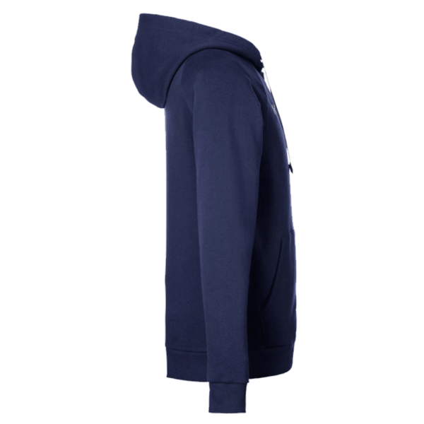 Under Armour Men's Rival Fleece Full-Zip, Midnight Navy / White, Right Sleeve view