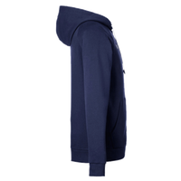 Under Armour Men's Rival Fleece Full-Zip, Midnight Navy / White, Right Sleeve view