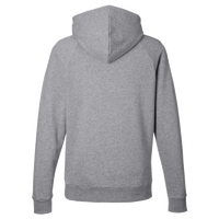 Under Armour Men's Rival Fleece Hooded Sweatshirt, Cs Grey Light Heather / White, Back view