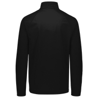 Under Armour Men's Rival Fleece Quarter-Zip Pullover, Black / White, Back view