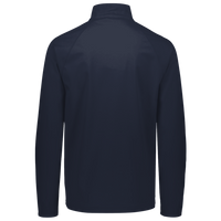 Under Armour Men's Rival Fleece Quarter-Zip Pullover, Midnight Navy / White, Back view