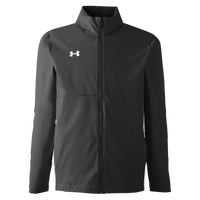 Under Armour Men's Rival Stretch Jacket, Black / White, Front view
