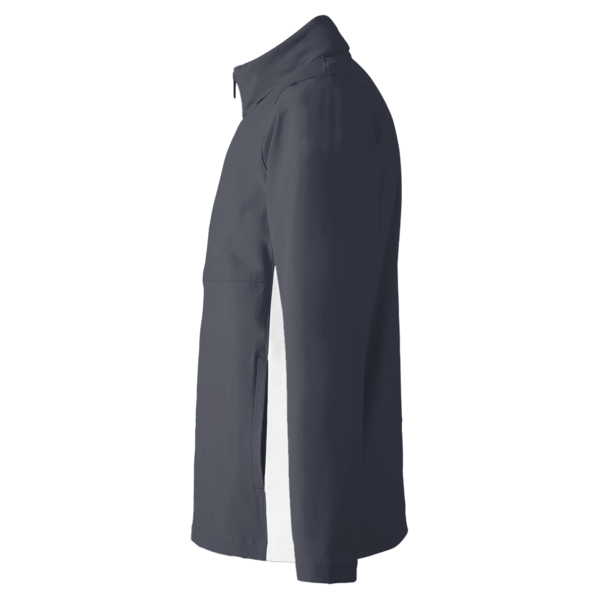 Under Armour Men's Rival Stretch Jacket, Midnight Navy / White, Left Sleeve view