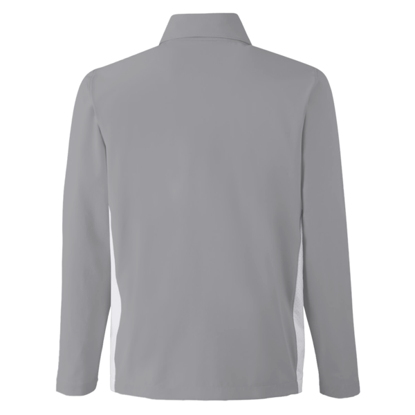 Under Armour Men's Rival Stretch Jacket, Mod Grey / White, Back view