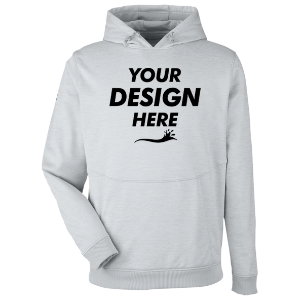 Under Armour Men's Storm Armour Fleece, Mod Grey / Black, Front view, Mockup
