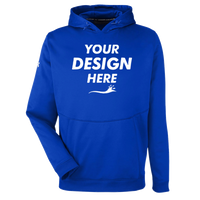 Under Armour Men's Storm Armour Fleece, Royal / White, Front view, Mockup