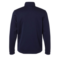 Under Armour Men's Storm Sweater Fleece Quarter-Zip Pullover, Midnight Navy / White, Back view