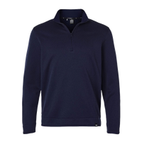 Under Armour Men's Storm Sweater Fleece Quarter-Zip Pullover, Midnight Navy / White, Front view
