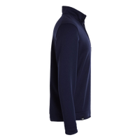 Under Armour Men's Storm Sweater Fleece Quarter-Zip Pullover, Midnight Navy / White, Right Sleeve view