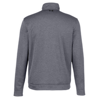 Under Armour Men's Storm Sweater Fleece Quarter-Zip Pullover, Pitch Grey / Black, Back view