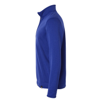 Under Armour Men's Storm Sweater Fleece Quarter-Zip Pullover, Royal / White, Left Sleeve view