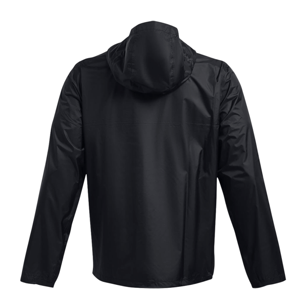 Under Armour Men's Stormproof Cloudstrike 2.0 Jacket, Black / White, Back view