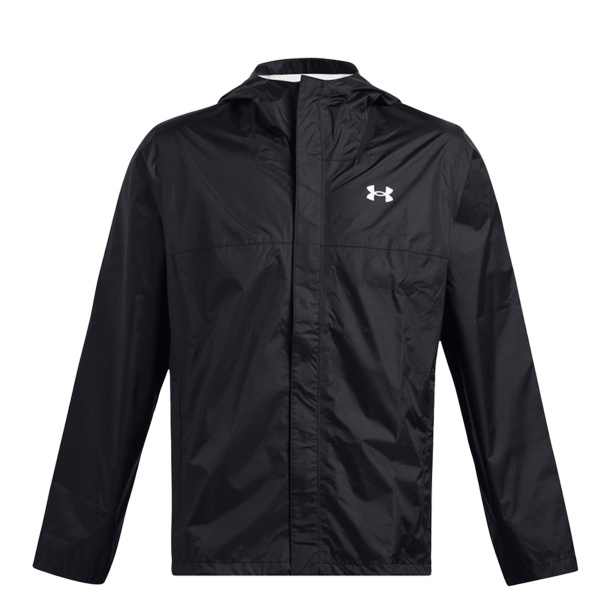 Under Armour Men's Stormproof Cloudstrike 2.0 Jacket, Black / White, Front view
