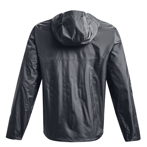 Under Armour Men's Stormproof Cloudstrike 2.0 Jacket, Pitch Grey / Black, Back view