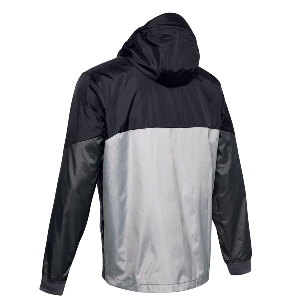 Under Armour Men's Team Legacy Jacket, Black / Black, Back view