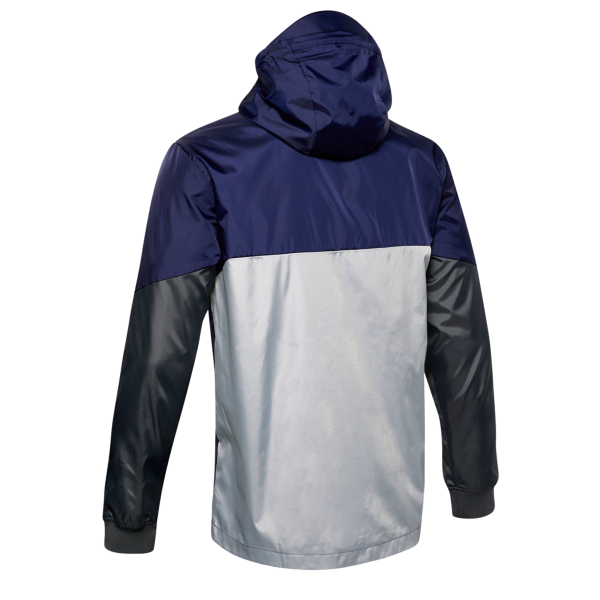 Under Armour Men's Team Legacy Jacket, Navy / Navy, Back view